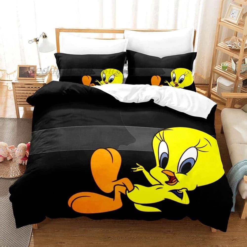 Tweety Bird Funny 2 Bedding Set Rze1