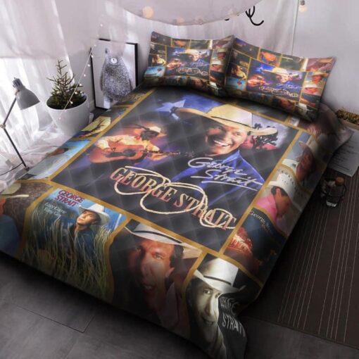 George Strait g1 Quilt Bedding Set Rze1