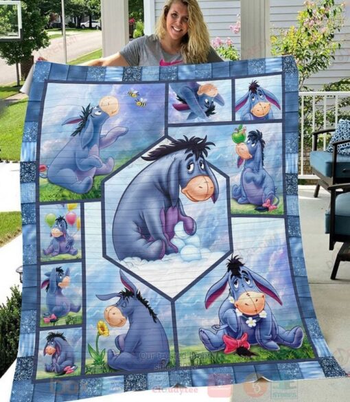 Eeyore lover Blanket Quilt Rze1