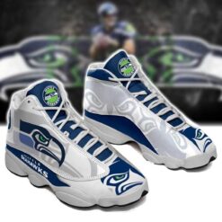 Seattle Seahawks Jordan 13 Shoes B21