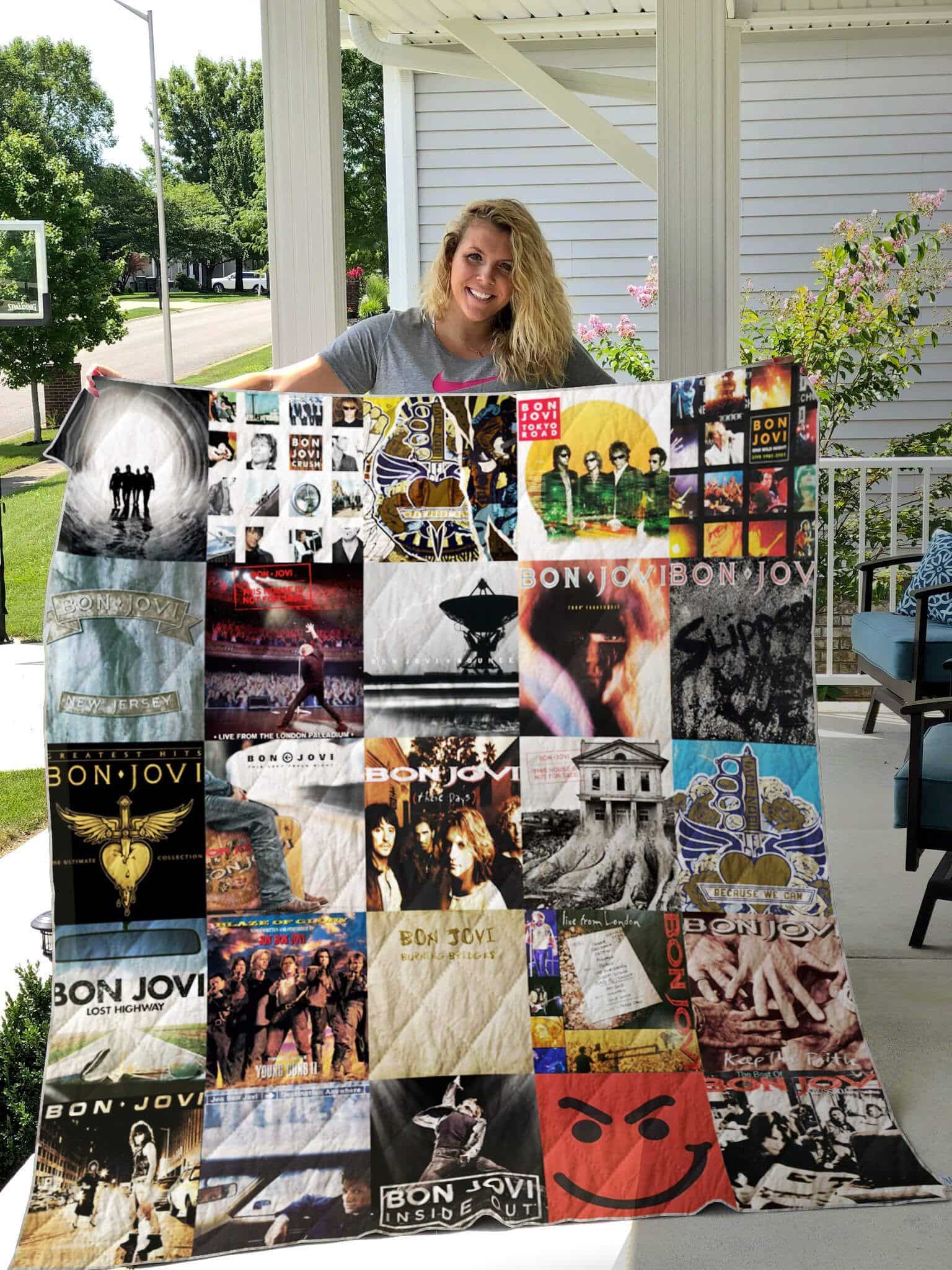 Jon Bon Jovi Lover 1 Blanket Quilt TN