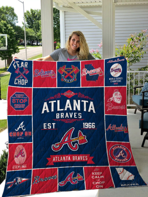 Atlanta Braves Blanket Quilt Rze2