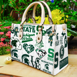 Michigan State Spartans Leather Bag Rze1