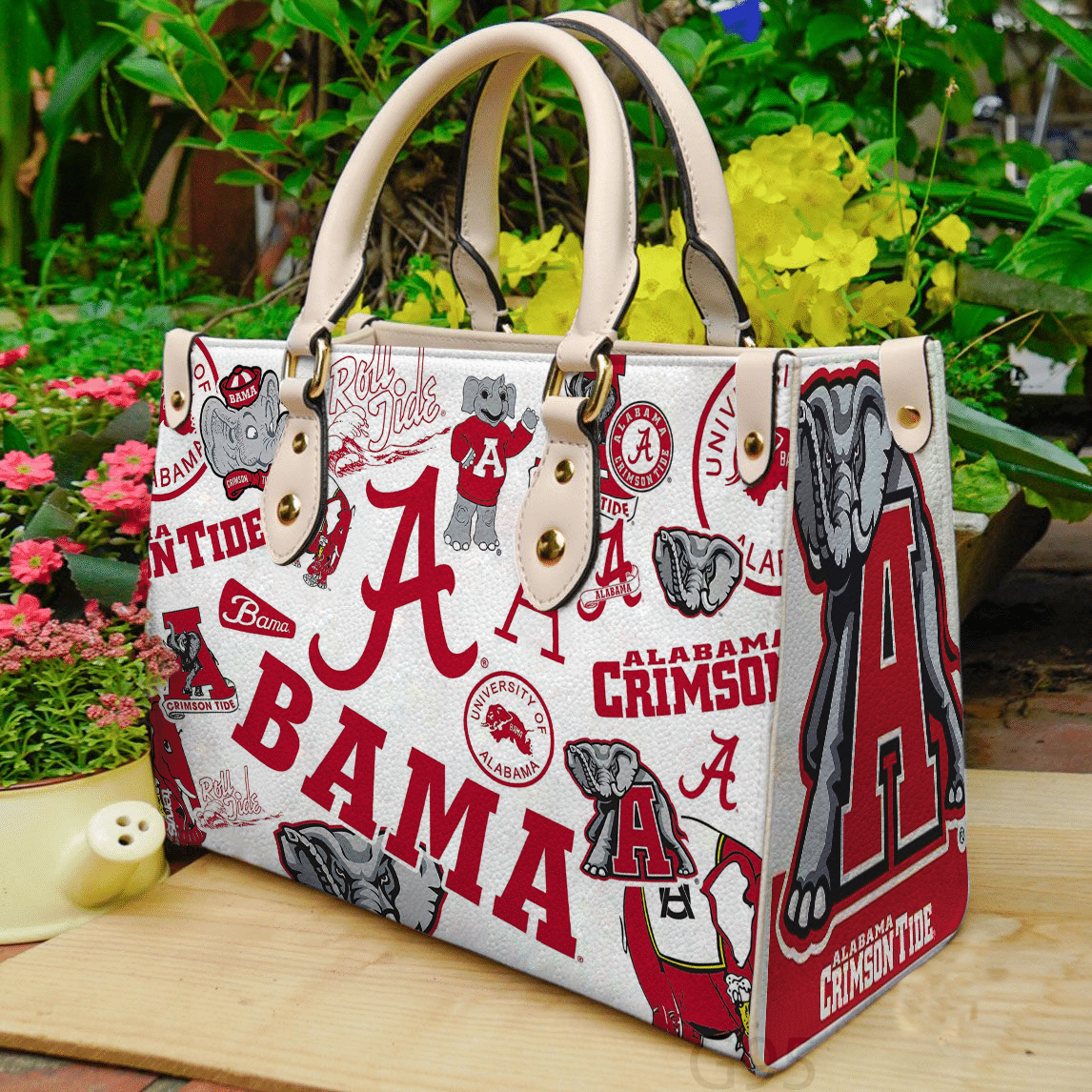 Alabama Crimson Tide 1a Leather Bag Rze1