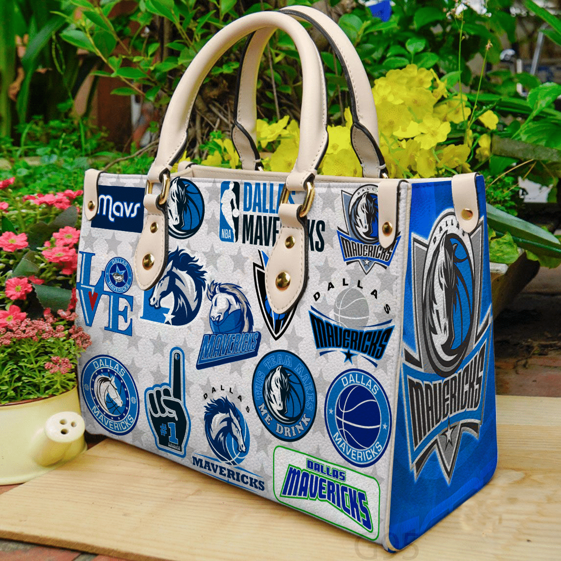 Dallas Mavericks Leather Bag Rze1