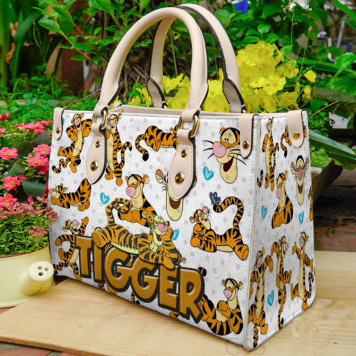 Tigger Winnie The Pooh Cute Leather Bag Rze1