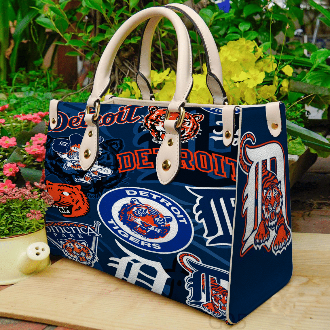 Detroit Tiger 3 Leather Bag Rze1