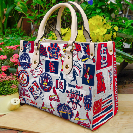 St Louis Cardinals 2 Leather Bag B19