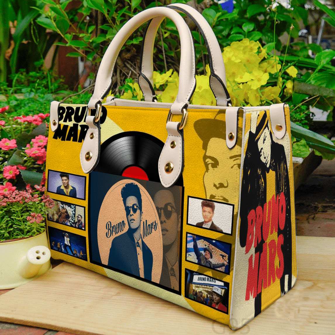 Bruno Mars Leather Bag B23