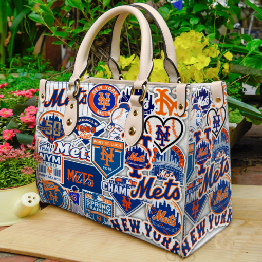 New York Mets Leather Hand Bag TH21