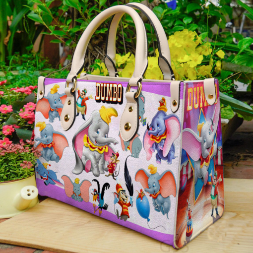 Disney's Dumbo Leather Hand Bag Rze1