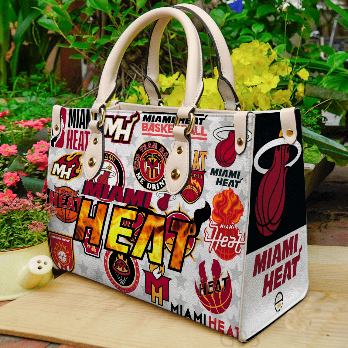 Miami Heat i0 Hand Leather Bag Rze1