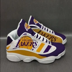 Los Angeles Lakers Jordan 13 Shoes B22