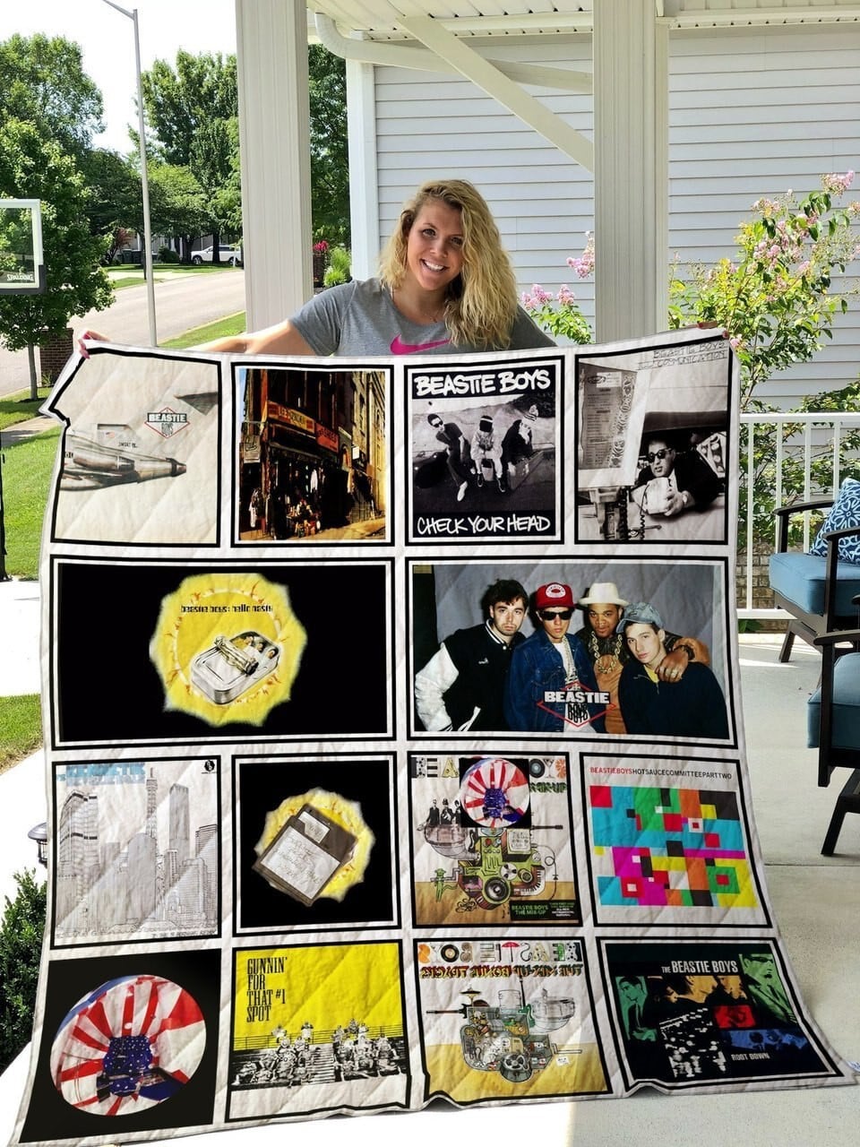 Beastie Boys Band Blanket Quilt Rze2