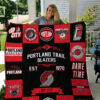 Portland Trail Blazers Blanket Quilt Rze2