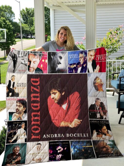 Andrea Bocelli Quilt  Blanket  B22