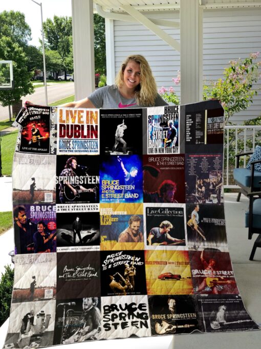 Bruce Springsteen  best Blanket Quilt Rze2