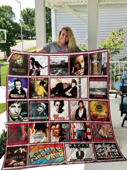 Bruce Springsteen lover Quilt  Blanket Quilt Rze2