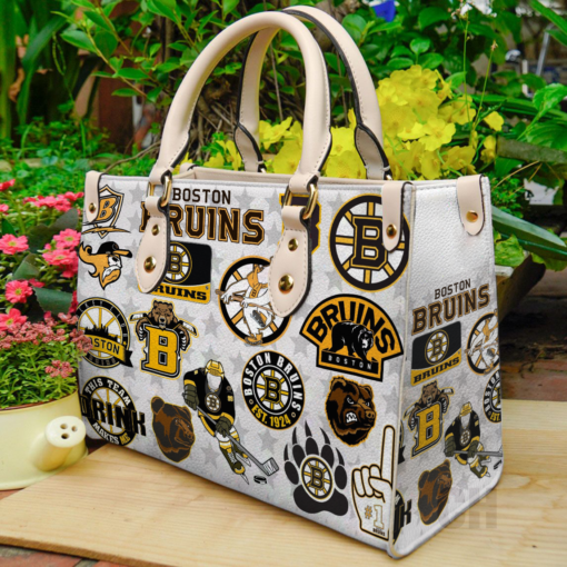 Boston Bruins Leather Bag B19