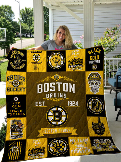 Boston Bruins Blanket Quilt B19