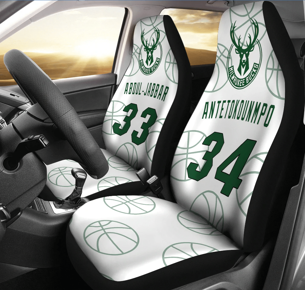 Milwaukee Bucks  Car Seat Covers Rze2