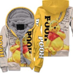 Winnie The Pooh g0 Fleece Jacket Rze1