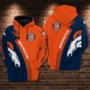 Denver Broncos 0gg Hoodie Zip Hoodie 3D Rze1
