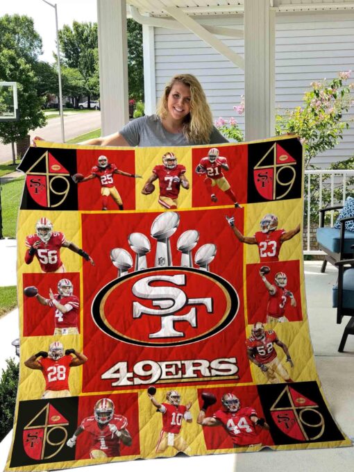 San Francisco 49ers g1 Blanket Quilt Rze1