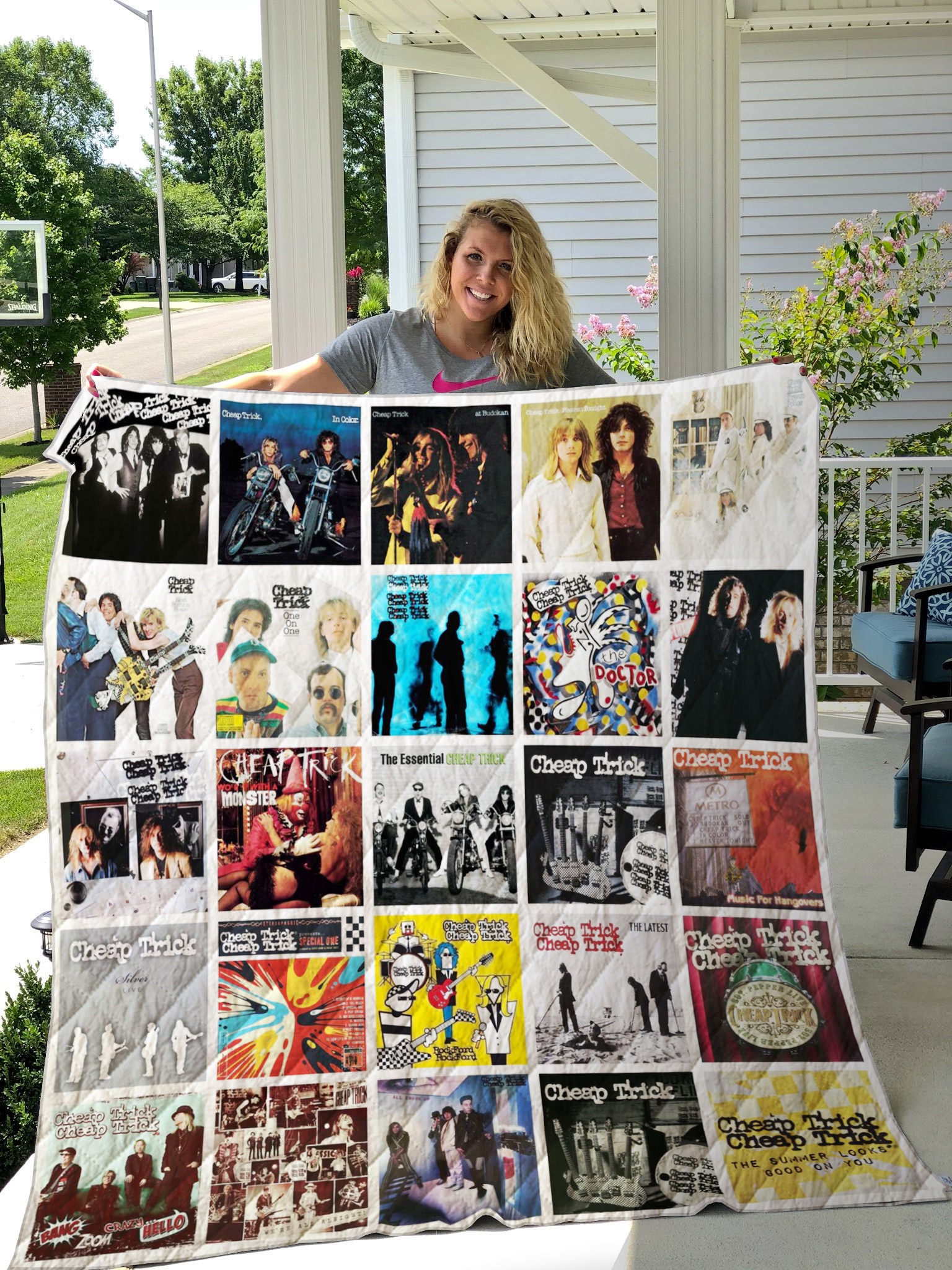 Cheap Trick Blanket Quilt Rze2