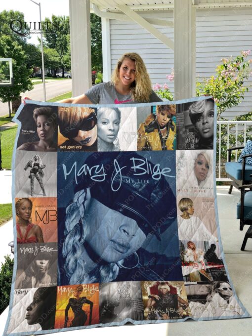 Mary J Blige Lover Blanket Quilt TN