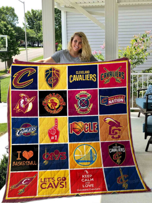 Cleveland Cavaliers Quilt  Blanket Quilt Rze2