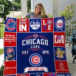 Chicago Cubs Blanket Quilt Rze2