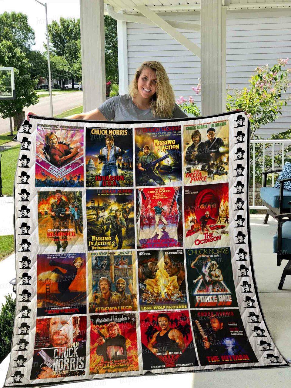 Chuck Norris Lover Blanket Quilt Rze2