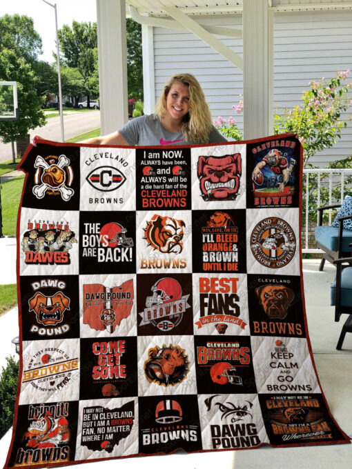 Cleveland Browns  Quilt Blanket Quilt Rze2
