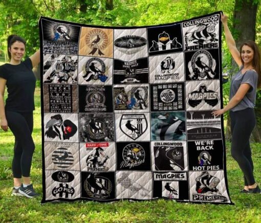 Collingwood Magpies Best Quilt Blanket Quilt Rze2