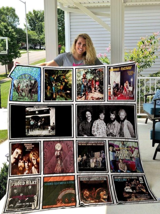 Creedence Clearwater Revival Lover  Blanket Quilt Rze2