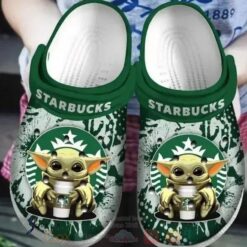 Starbucks Coffee Baby Yoda Crocs Rze1