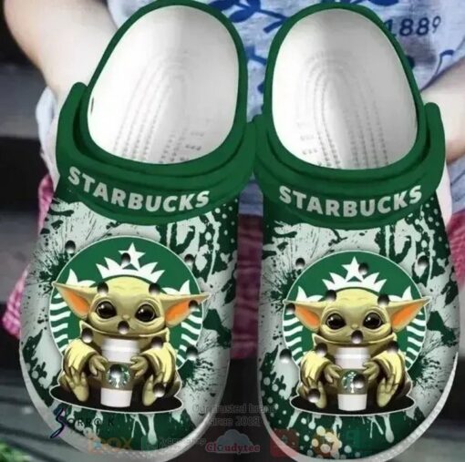 Starbucks Coffee Baby Yoda Crocs Rze1