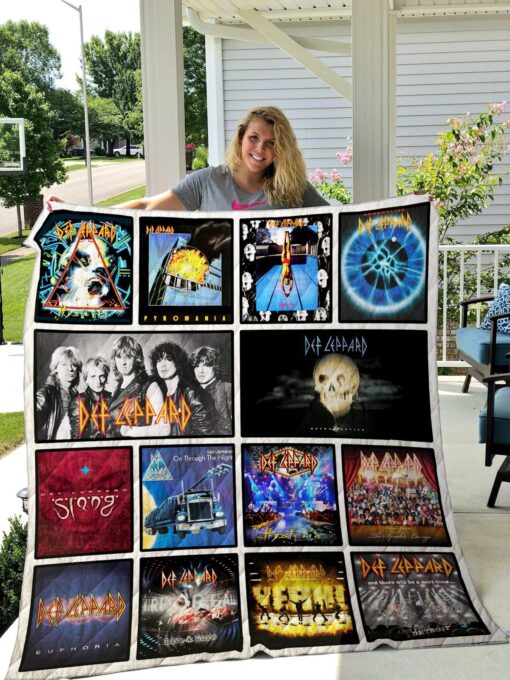 Def Leppard Lover Quilt  Blanket Quilt Rze2