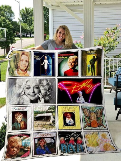 Dolly Parton Lover Blanket Quilt B23