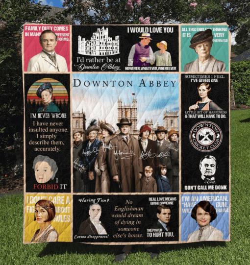Downton Abbey Quilt  Blanket Quilt Rze2
