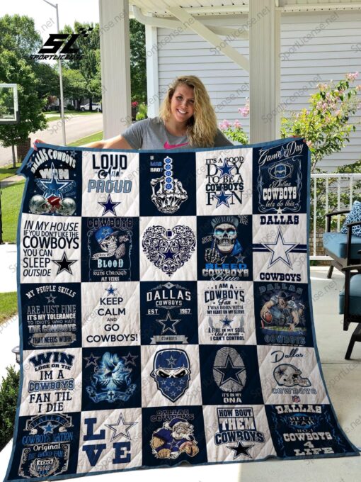 Dallas Cowboys Blanket Quilt Rze1