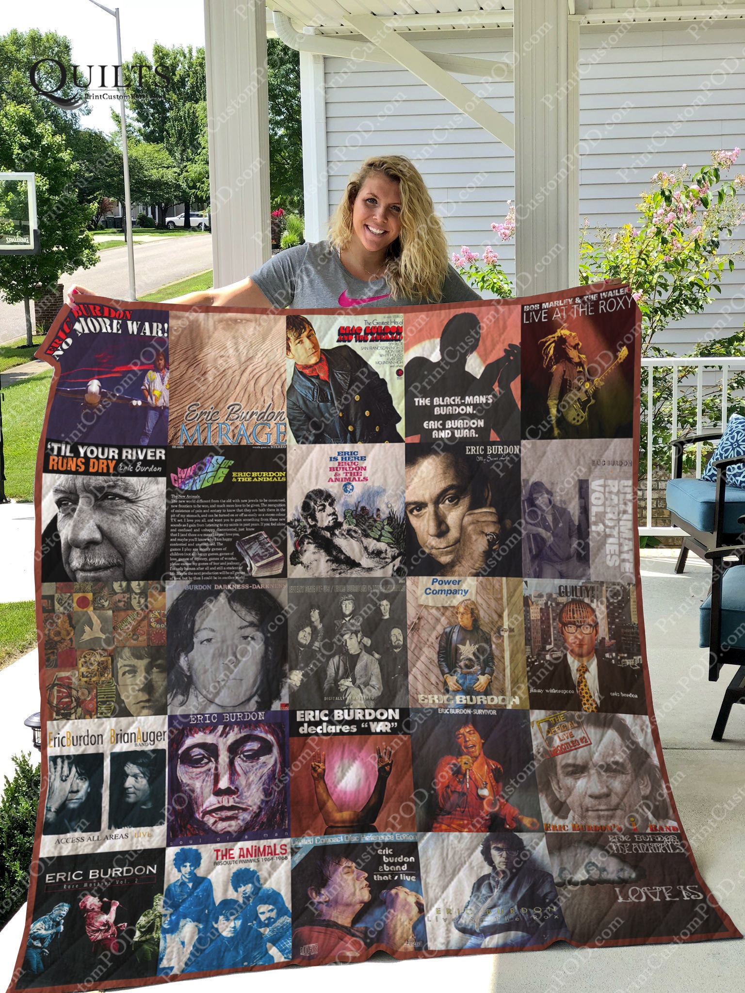 Eric Burdon Blanket Quilt Rze2