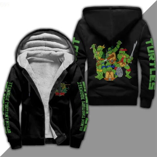 Teenage Mutant Ninja Turtles Fleece Jacket Rze1