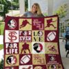 Florida State Seminoles Quilt  Blanket Quilt Rze2