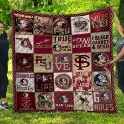 Florida State Seminoles Seminoles Blanket Quilt Rze2