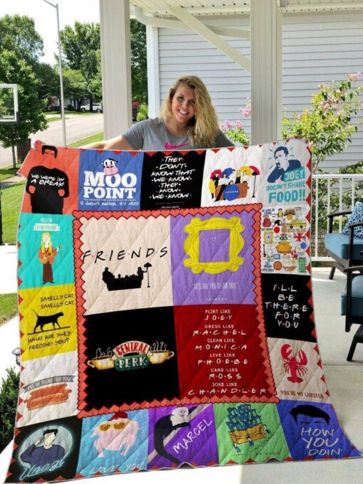 Friends TV Show Lover Blanket Quilt Rze2