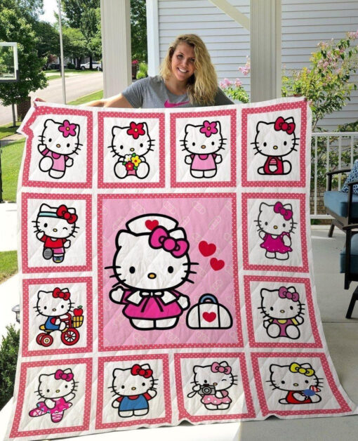 Hello Kitty Quilt  Blanket Quilt M08