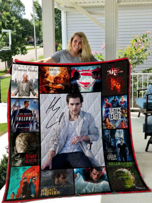 Henry Cavill Quilt Blanket B21