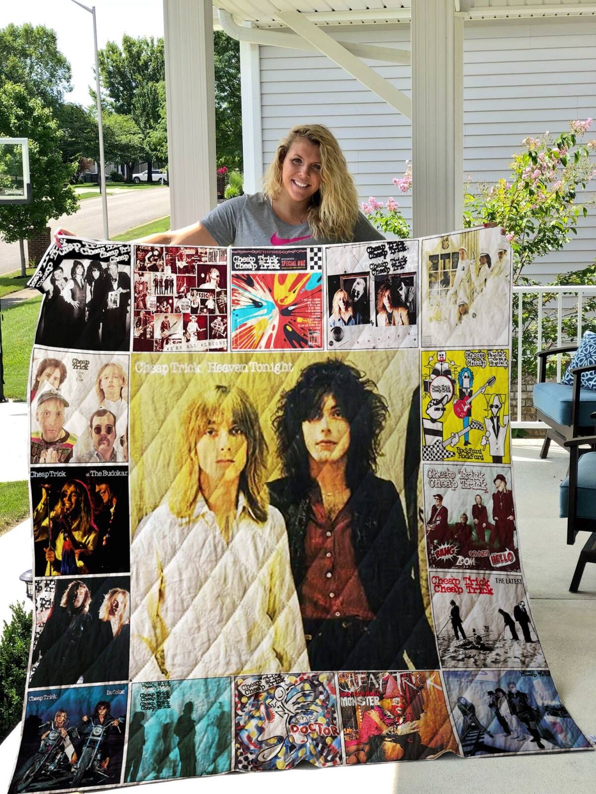 Cheap Trick Band Lover Blanket Quilt Rze2